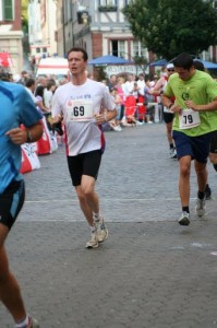 Bernhard Frey beim Mosbacher Stadtlauf 2009